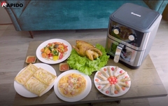 NỒI CHIÊN KHÔNG DẦU RAPIDO 8 LIT