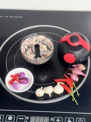 DỤNG CỤ XAY TỎI ỚT, CẮT RAU CỦ DOZZI - DZA368R 170ML