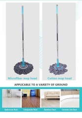Cây lau tự vắt trợ lực xoắn tay siêu nhẹ twist mop max