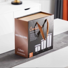 Set 3 hộp inox (1400ml + 900ml + 400ml)