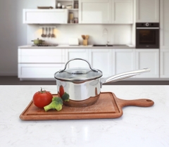 QUÁNH INOX 304 CHỐNG DÍNH 5 ĐÁY KALPEN LERMAT 14CM