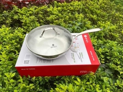 Chảo xào inox Trimax 1 quai đáy liền nguyên khối 26cm