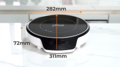 Bếp từ đơn tròn FI2000RS Ferroli KT 282x311x72mm