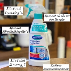 Dung dịch vệ sinh Lò nướng và Nồi chiên ko dầu Dr.Beckmann Đức