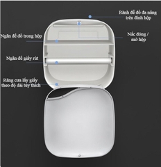 Hộp đựng giấy vệ sinh Ecoco 2 tầng E1804