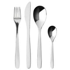 Bộ dao thìa dĩa IKEA 16 món 4 dao + 4 dĩa + 4 thìa to + 4 thìa nhỏ