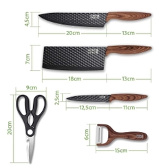 Bộ dao 5 món Lebenlang LBK2395