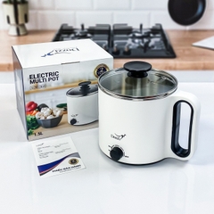 Nồi Lẩu Điện Đa Năng, Ca Nấu Mì Mini Dozzi 1.5L DZE128W