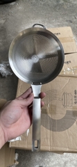 Dụng cụ lọc inox Miệng 16cm Cán dài 33cm