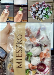 Kẹo Socola Mieszko Mix nhân hoa quả túi 500gr của Nga
