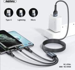 Dây sạc REMAX CHÍNH HÃNG 3 in 1