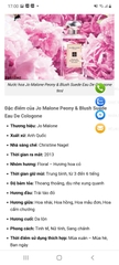 Nước hoa mini 9ml Peony Blush Suede Jo Ma.lone dạng xịt