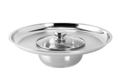 Lẩu vành inox 430 Fivestar Dùng Bếp Từ 3 Đáy Size 22cm lòng đường kính vành 42cm