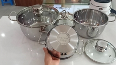 Bộ 3 nồi five star Kích thước: 16 cm, 20 cm, 24 cm