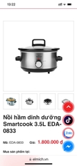 Nồi Hầm Dinh Dưỡng Smartcook 3.5L EDA-0833