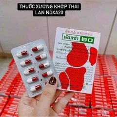Thuốc trị đau nhức xương khớp Thái Lan NOXA 20 hộp 1 vỉ 10 viên