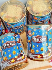 Bánh Quy socola viên Star Cup Thái Lan hộp 100 cốc