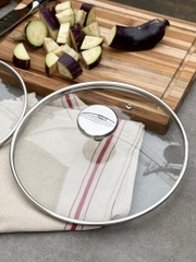 Chảo inox đúc nguyên khối sâu lòng Kaiyo Nhật Bản size 16-18-20-24-26