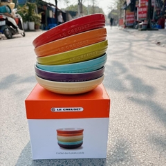 Set 6 đĩa sứ sâu lòng 20cm của Le creusset