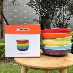 Set 6 đĩa sứ sâu lòng 20cm của Le creusset