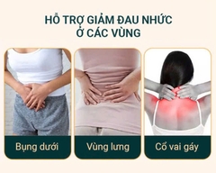 Đai chườm nóng cổ vai gáy, bụng, lưng thảo dược