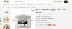 NỒI ÁP SUẤT 4L SB-AS40W