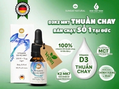Vitamin D3K2 MK7 nội địa Đức lọ 10ml cho bé từ sơ sinh