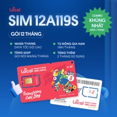 SIM 4G LOCAL mạng MobiFone trọn gói 1 tháng, 3 tháng, 7 tháng, 14 tháng