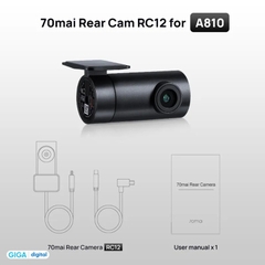 Camera hành trình 70mai A810 Ghi hình đồng thời 2 mắt trước sau, video chất lượng 4K UHD