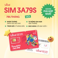 SIM 4G LOCAL mạng MobiFone trọn gói 1 tháng, 3 tháng, 7 tháng, 14 tháng