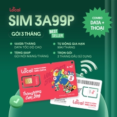 SIM 4G LOCAL mạng MobiFone trọn gói 1 tháng, 3 tháng, 7 tháng, 14 tháng