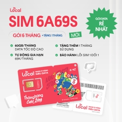 SIM 4G LOCAL mạng MobiFone trọn gói 1 tháng, 3 tháng, 7 tháng, 14 tháng
