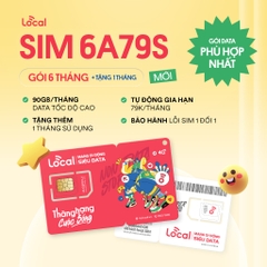 SIM 4G LOCAL mạng MobiFone trọn gói 1 tháng, 3 tháng, 7 tháng, 14 tháng