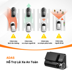 Camera hành trình 70mai A810 Ghi hình đồng thời 2 mắt trước sau, video chất lượng 4K UHD