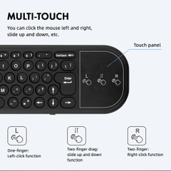[Remote G60s Pro BT] Chuột bay/điều khiển từ xa pin sạc, 80 phím, con quay hồi chuyển 6 hướng, kết nối không dây 2.4G+ Bluetooth 5.0