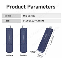 Bộ chuyển đổi Carplay/Android auto có dây thành không dây CarlinKit Mini SE PRO