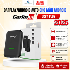 Carlinkit CPC200-CCPA PLUS (2025) nâng cấp Apple Carplay và Android Auto không dây cho màn hình Android