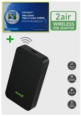 [Carlinkit 5.0 2air] Bộ chuyển đổi kết nối Apple Carplay + Android Auto có dây thành không dây cho xe ô tô thế hệ thứ 5 (mới nhất)