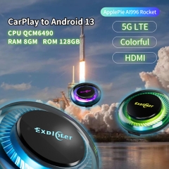 Android box 5G, chip QCM6490 2.7 GHz, chạy Android 13, cổng HDMI, RAM 8Gb ROM 128Gb