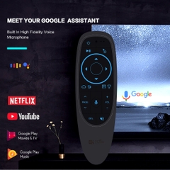 [G10S PRO BT] Điều khiển từ xa/chuột bay, 2 chế độ Bluetooth + 2.4G Wireless, trợ lý giọng nói, đèn nền