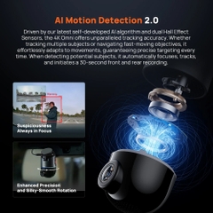 Camera hành trình 70mai Dash Cam 4K Omni X800, Góc Nhìn Toàn Cảnh 360°