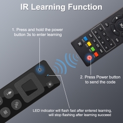 [T8 PRO] Remote/Chuột bay kết nối 2 chế độ 2.4G và Bluetooth, pin sạc tích hợp tiện lợi