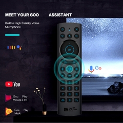 [G20S PRO BT] Điều khiển từ xa/Remote TV/chuột bay, 2 chế độ Bluetooth + 2.4G Wireless, trợ lý giọng nói, đèn nền