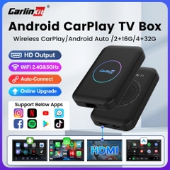 Android box/Apple carplay/Android auto không dây Carlinkit Tbox Lite S thế hệ mới (04/2025), hỗ trợ xem Youtube, Netfilx
