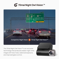 Camera hành trình 70mai A510 phiên bản toàn cầu, ghi hình 3K, cảnh báo an toàn ADAS