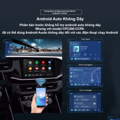 Carlinkit CPC200-CCPA nâng cấp Apple Carplay và Android Auto không dây cho màn hình Android