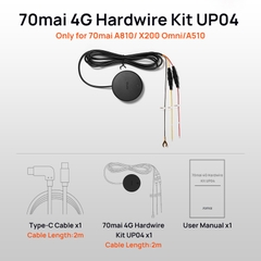70mai 4G Hardwire Kit UP04 for 70mai Dash Cam Omni X200 or 70mai 4K Dash Cam A810