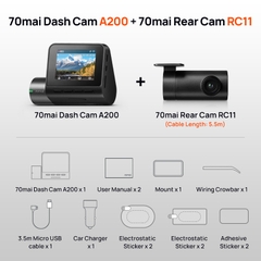 Camera hành trình 70mai A200 phiên bản toàn cầu, nhập khẩu chính ngạch