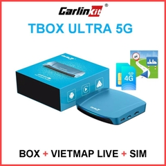 Android box ô tô Carlinkit Tbox Ultra 5G, Chip Qualcomm SM6350, Android 15, 8GB+256GB
