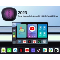 Android box 3 in 1 cho Ô tô/TV, hệ điều hành android 13, 8 nhân, chip Qualcomm 6125/665, HDMI out/TV out